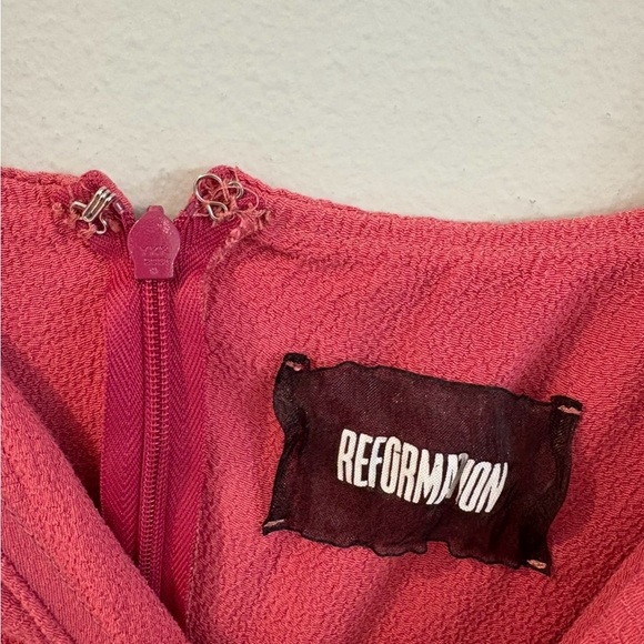 Reformation Marla Sheath Dress In Pink Size 0 - Picture 3 of 8